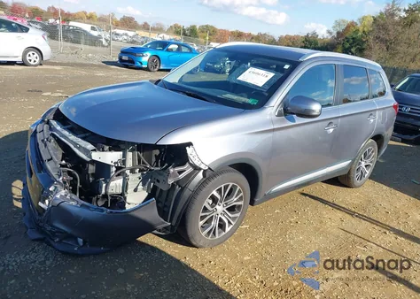 2018 Mitsubishi Outlander Sel из США, поврежденный, VIN JA4AD3A39JZ016921